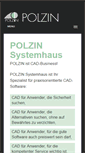 Mobile Screenshot of polzin.de