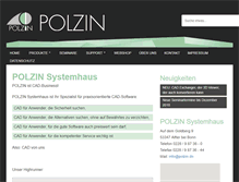 Tablet Screenshot of polzin.de